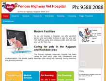 Tablet Screenshot of highwayvet.com.au